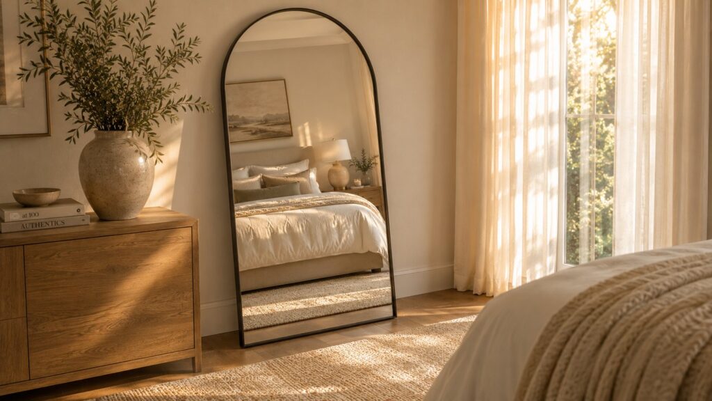 Full-Length Arched Mirror