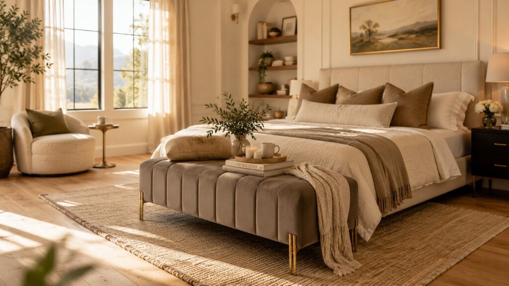 Decorative Bed Bench
